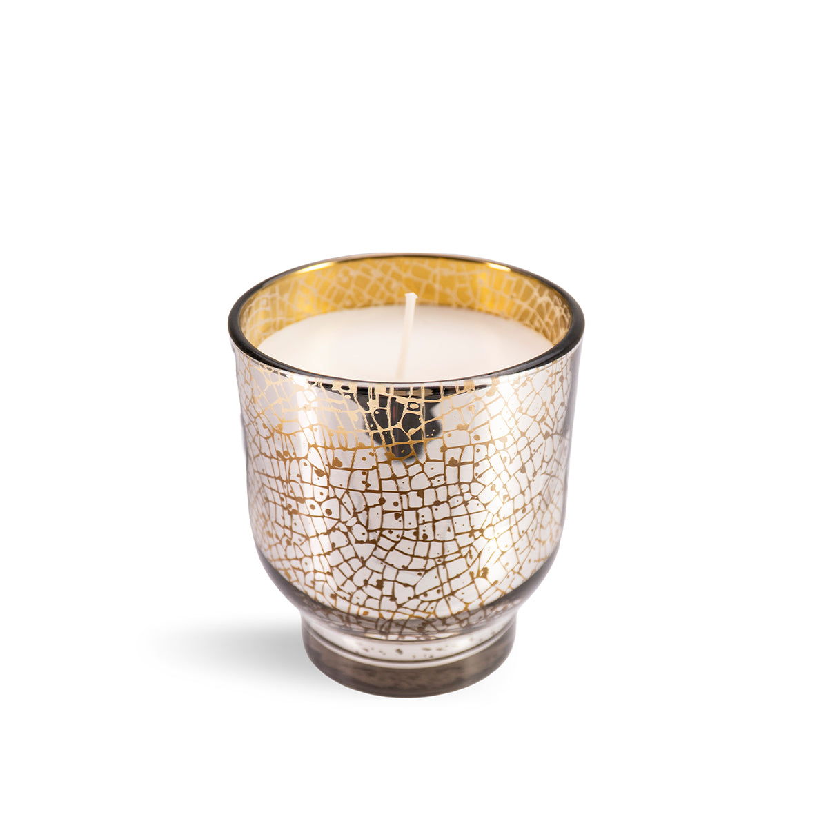 VELA AROMÁTICA GLOW UP LACA BLANCO L