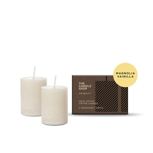 VELA VOTIVA MAGNOLIA VAINILLA