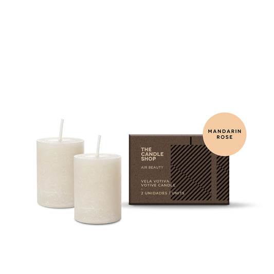 VELA VOTIVA MANDARIN ROSE