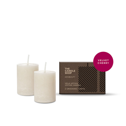 VELA VOTIVA VELVET CHERRY