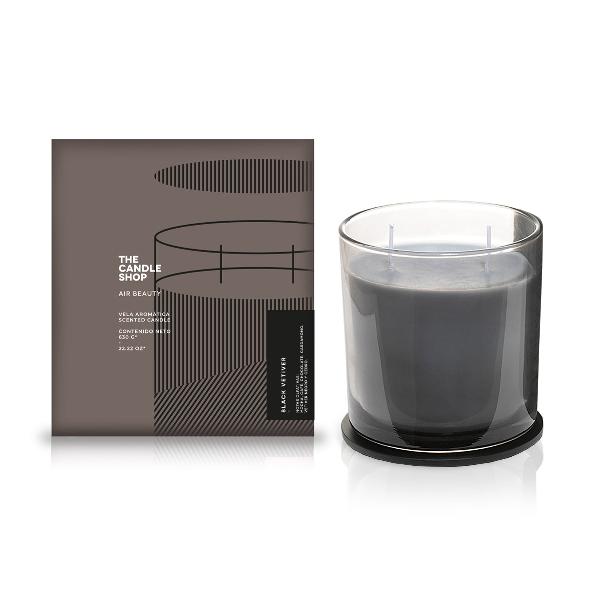 VELA GREY XL BLACK VETIVER