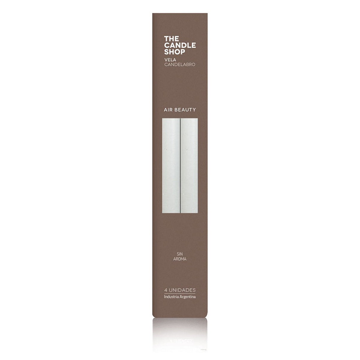 VELA RUSTIQUE CANDELABRO BLANCA